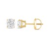 Thumbnail Image 1 of 1/2 CT. T.W. Certified Diamond Stud Earrings in 14K Gold (I/I1)