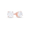 Thumbnail Image 0 of 1/2 CT. T.W. Certified Diamond Stud Earrings in 14K Rose Gold (I/I1)