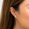 Thumbnail Image 2 of 3/4 CT. T.W. Certified Diamond Stud Earrings in 14K Gold (I/I1)