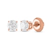 Thumbnail Image 0 of 3/4 CT. T.W. Certified Diamond Stud Earrings in 14K Rose Gold (I/I1)