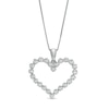 Thumbnail Image 0 of 1/2 CT. T.W. Certified Lab-Created Diamond Heart Pendant in 14K White Gold (F/SI2)