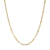 Thumbnail Image 1 of Diamond-Cut 0.95mm Curb Chain Necklace in Solid 14K Gold - 18&quot;