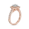 Thumbnail Image 3 of 1 CT. T.W. Princess-Cut Diamond Double Frame Engagement Ring in 14K Rose Gold (I/I2)