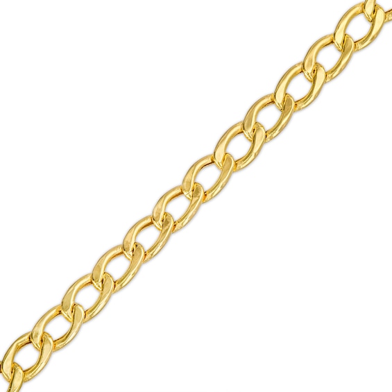 Child's 3.2mm Curb Chain Bracelet in Hollow 14K Gold â 6"