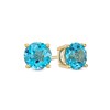 Thumbnail Image 0 of 6.0mm London Blue Sapphire Solitaire Stud Earrings in 10K Gold