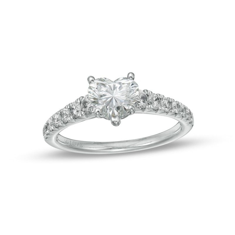 TRUE Lab-Created Diamonds by Vera Wang Love 1-1/2 CT. T.W. Engagement Ring in 14K White Gold (F/VS2)