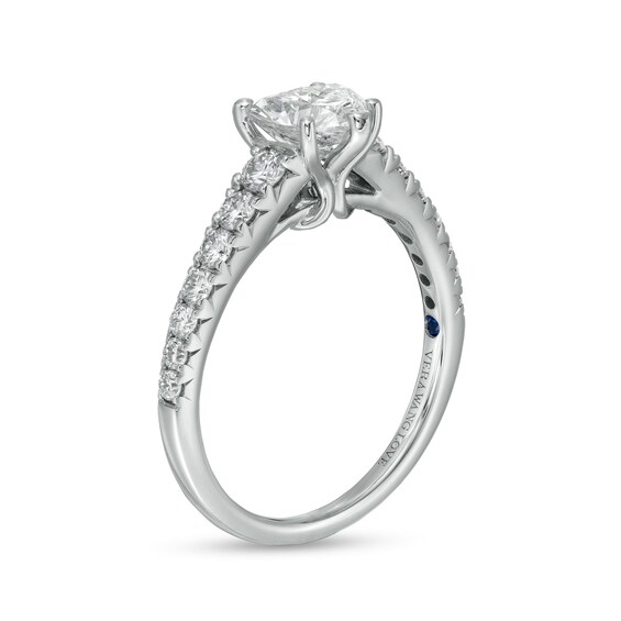 True Lab-Grown Diamonds by Vera Wang Love 1-1/2 CT. T.w. Engagement Ring in 14K White Gold (F/Vs2)