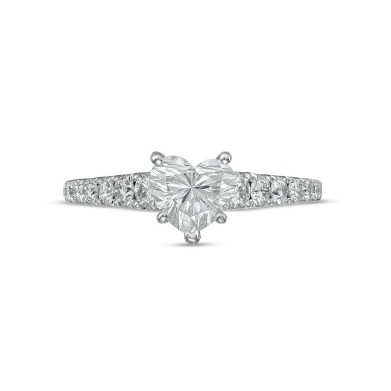 True Lab-Grown Diamonds by Vera Wang Love 1-1/2 CT. T.w. Engagement Ring in 14K White Gold (F/Vs2)