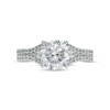 Thumbnail Image 4 of TRUE Lab-Grown Diamonds by Vera Wang Love 2-1/2 CT. T.W. Split Shank Engagement Ring in 14K White Gold (F/VS2)