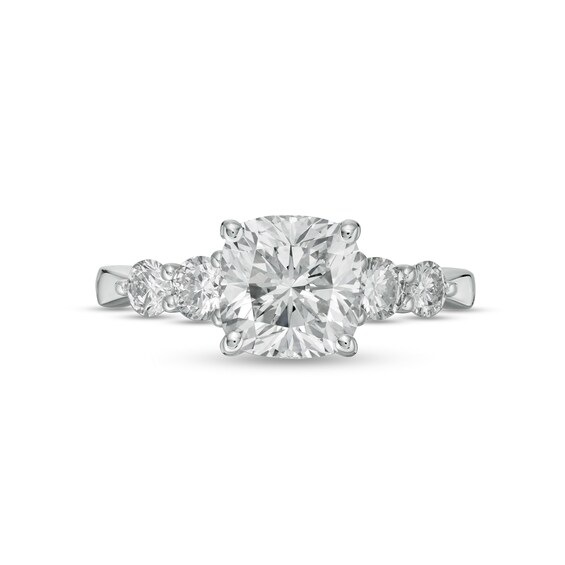 True Lab-Grown Diamonds by Vera Wang Love 2-1/2 CT. T.w. Five Stone Engagement Ring in 14K White Gold (F/Vs2)