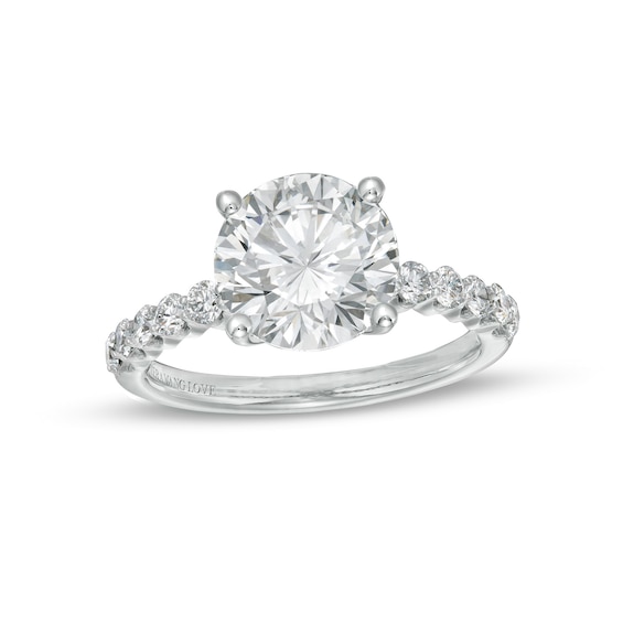True Lab-Grown Diamonds by Vera Wang Love 3-1/2 CT. T.w. Engagement Ring in 14K White Gold