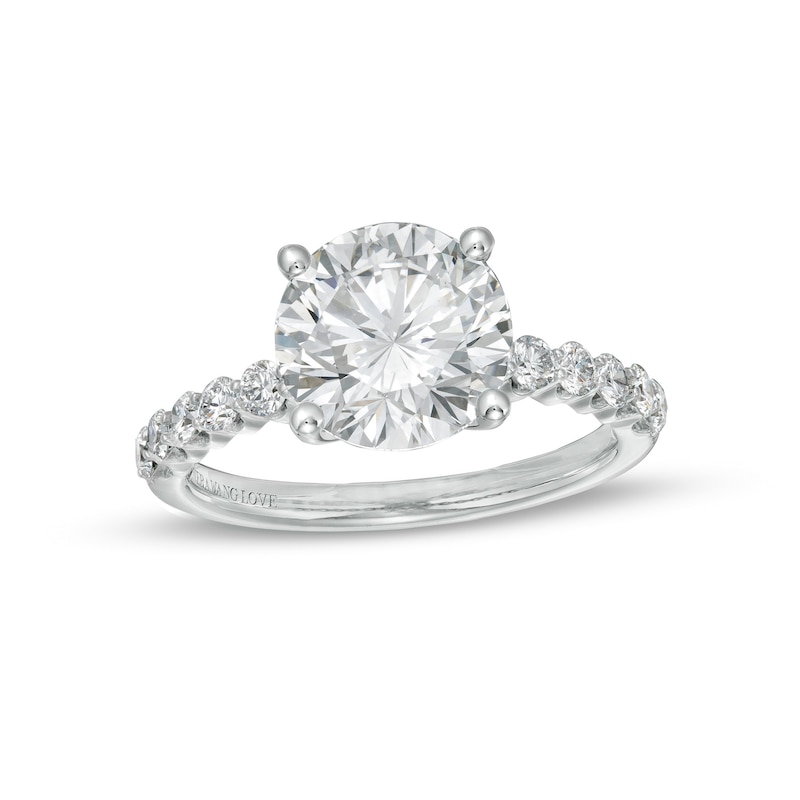 TRUE Lab-Created Diamonds by Vera Wang Love 3-1/2 CT. T.W. Engagement Ring in 14K White Gold (F/VS2)