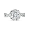 Thumbnail Image 4 of TRUE Lab-Grown Diamonds by Vera Wang Love 3 CT. T.W. Twist Shank Engagement Ring in 14K White Gold (F/VS2)