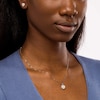 Thumbnail Image 2 of 1 CT. T.W. Diamond Heart-Shaped Frame Pendant and Stud Earrings Set in Sterling Silver
