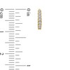 Thumbnail Image 2 of 1/6 CT. T.W. Diamond Hoop Earrings in 10K Gold