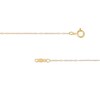 Thumbnail Image 3 of Child's 4.5-5.0mm Freshwater Cultured Pearl Double Heart Bracelet in 14K Gold – 6"