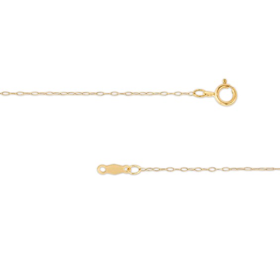Child's 4.5-5.0mm Freshwater Cultured Pearl Double Heart Bracelet in 14K Gold â 6"