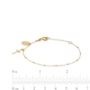 Thumbnail Image 3 of Child's Rosary Charm Bracelet in 14K Gold – 6.5"