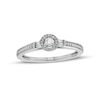 Thumbnail Image 0 of Cherished Promise Collection™ 1/5 CT. T.W. Diamond Frame Promise Ring in 10K White Gold