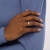 Thumbnail Image 1 of Cherished Promise Collection™ 1/5 CT. T.W. Diamond Frame Promise Ring in 10K White Gold