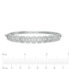 Thumbnail Image 3 of 1-3/4 CT. T.W. Baguette Diamond Ornate Frame Bangle in 10K White Gold