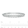 Thumbnail Image 2 of 1-3/4 CT. T.W. Baguette Diamond Ornate Frame Bangle in 10K White Gold