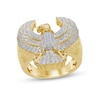 Thumbnail Image 1 of 1/2 CT. T.W. Diamond Flying Eagle Ribbed Shank Ring in 10K Gold
