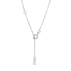 Thumbnail Image 3 of 3/4 CT. T.W. Certified Cushion Lab-Grown Multi-Diamond Frame Pendant in 14K White Gold (F/SI2)