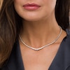 Thumbnail Image 2 of 6 CT. T.W. Certified Lab-Grown Diamond Graduated Necklace in 14K White Gold (F/SI2) – 16"
