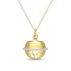 Thumbnail Image 1 of 1/15 CT. T.W. Diamond Bell Pendant in Sterling Silver with Yellow Rhodium