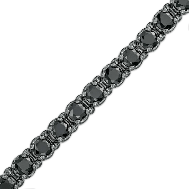 Sterling Silver Men's Diamond Bracelet 3.5 ct