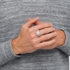 Thumbnail Image 2 of 1-3/4 CT. T.W. Certified Lab-Grown Diamond Octagonal Frame Multi-Row Ring in 14K White Gold (F/SI2)
