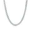 Thumbnail Image 0 of Men's 10 CT. T.W. Certified Lab-Created Diamond Tennis Necklace in 14K White Gold (F/SI2) - 20"