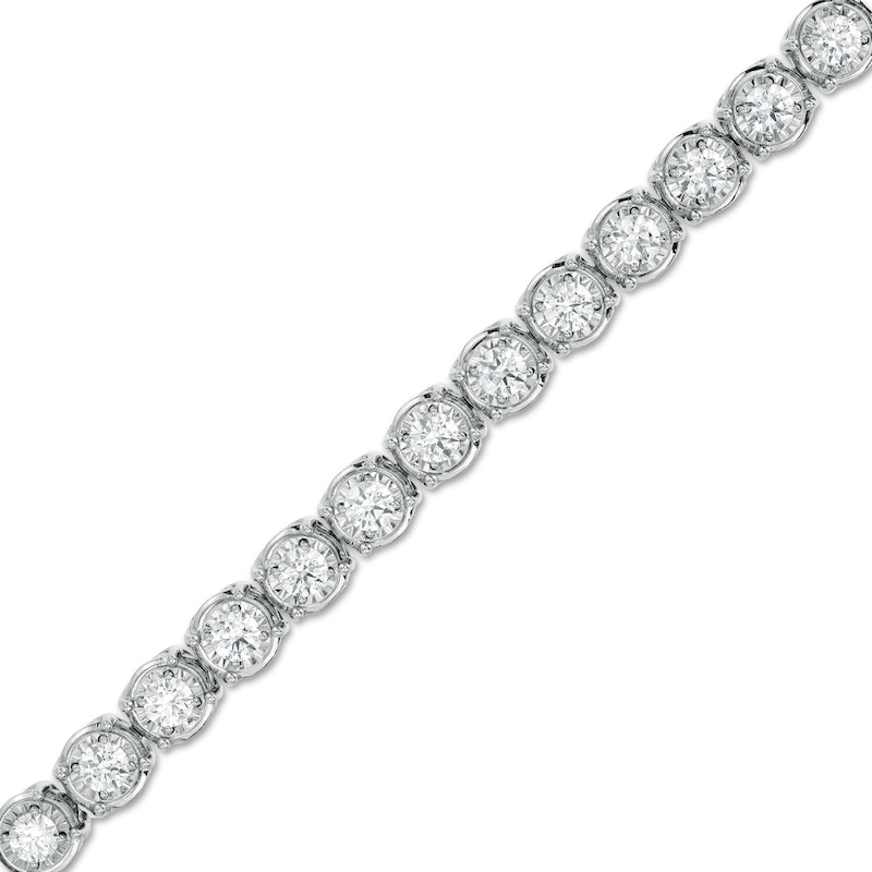 Main Image 1 of 10 CT. T.W. Diamond Tennis Bracelet in 10K White Gold
