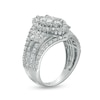 Thumbnail Image 3 of 2 CT. T.W. Composite Marquise Diamond Multi-Row Ring in 10K White Gold