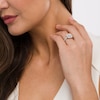 Thumbnail Image 2 of 1-1/2 CT. T.W. Princess-Cut Diamond Double Frame Engagement Ring in 14K White Gold (I/I2)