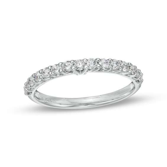 True Lab-Grown Diamonds by Vera Wang Love 1/ CT. T.w. Anniversary Band in 14K White Gold