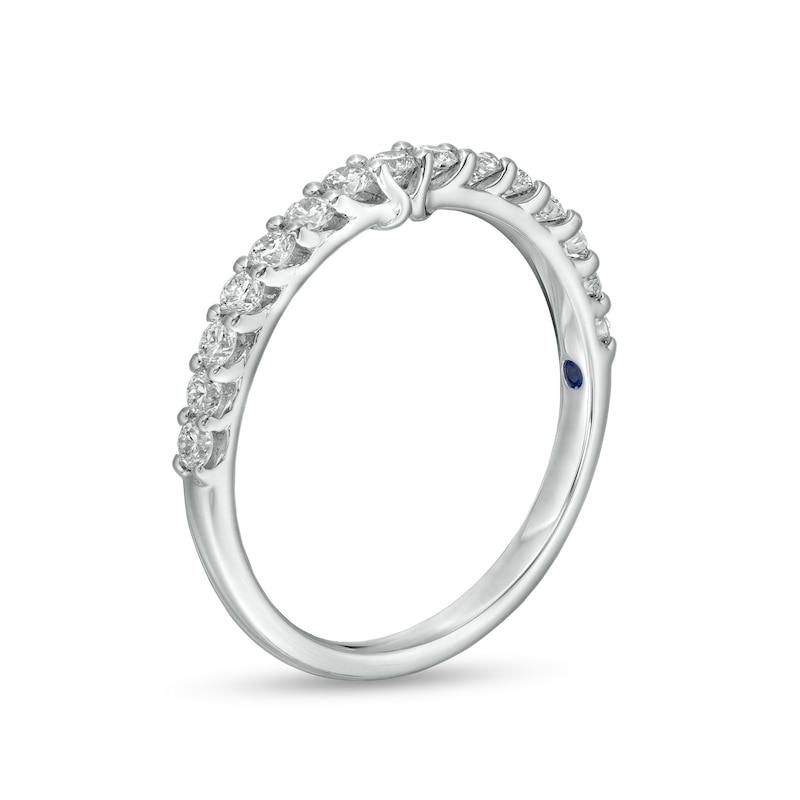 TRUE Lab-Created Diamonds by Vera Wang Love 1/2 CT. T.W. Anniversary Band in 14K White Gold (F/VS2)