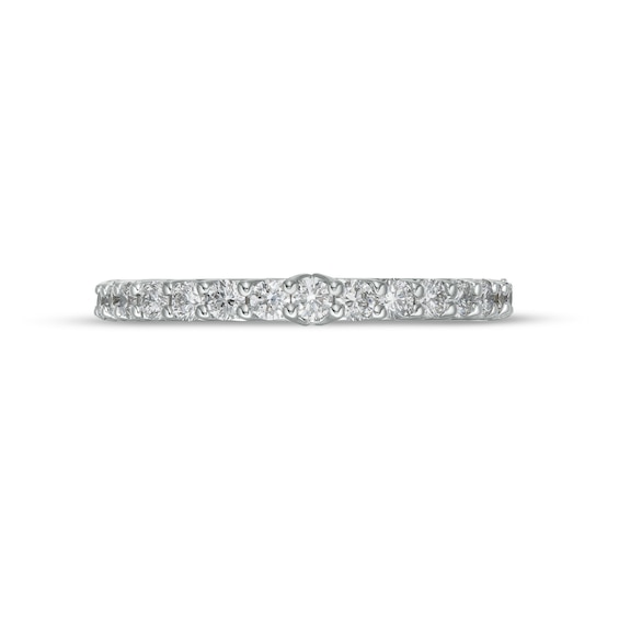 True Lab-Grown Diamonds by Vera Wang Love 1/2 CT. T.w. Anniversary Band in 14K White Gold