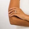 Thumbnail Image 2 of Vera Wang Love Collection 1 CT. T.W. Oval Diamond Frame Engagement Ring in 14K White Gold