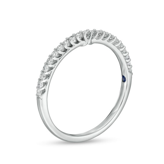 True Lab-Grown Diamonds by Vera Wang Love 1/4 CT. T.w. Anniversary Band in 14K White Gold