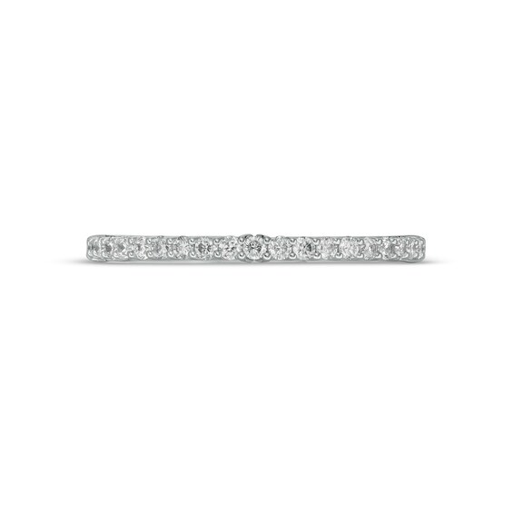 True Lab-Grown Diamonds by Vera Wang Love 1/4 CT. T.w. Anniversary Band in 14K White Gold