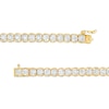 Thumbnail Image 2 of 1-1/4 CT. T.W. Diamond Tennis Bracelet in 10K Gold - 8.5"
