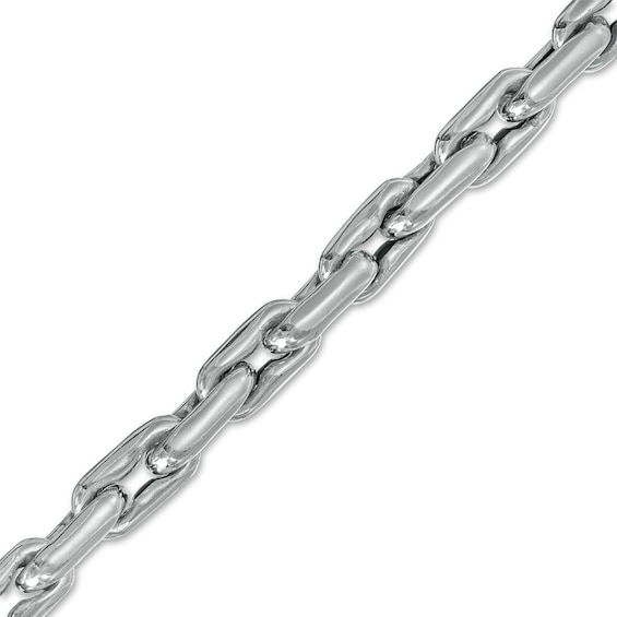 Vera Wang Men Cheval Link Chain Bracelet in Sterling Silver - 8.5"