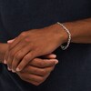 Thumbnail Image 2 of Vera Wang Men Cheval Link Chain Bracelet in Sterling Silver - 8.5"