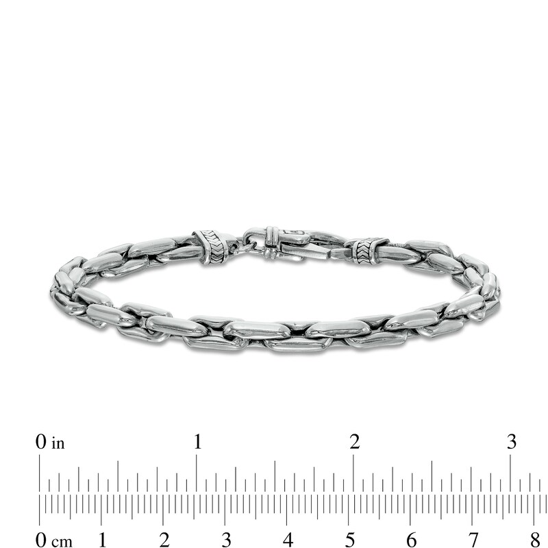Main Image 4 of Vera Wang Men Cheval Link Chain Bracelet in Sterling Silver - 8.5"