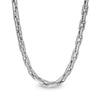 Thumbnail Image 1 of Vera Wang Men 5.5mm Cheval Link Chain Necklace in Hollow Sterling Silver 22"