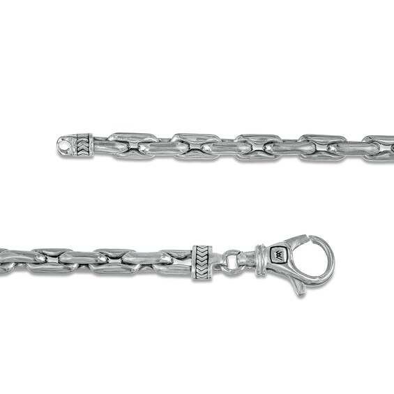 Vera Wang Men 5.5mm Cheval Link Chain Necklace in Hollow Sterling Silver 22"