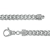 Thumbnail Image 3 of Vera Wang Men 9.0mm Cuban Link Chain Necklace in Solid Sterling Silver - 22"