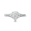Thumbnail Image 4 of Vera Wang Love Collection Limited Edition 1-1/3 CT. T.W. Certified Pear-Shaped Diamond Ring in 14K White Gold (I/SI2)